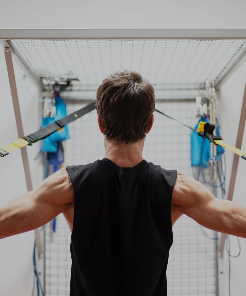 Sesión de fisioterapia deportiva