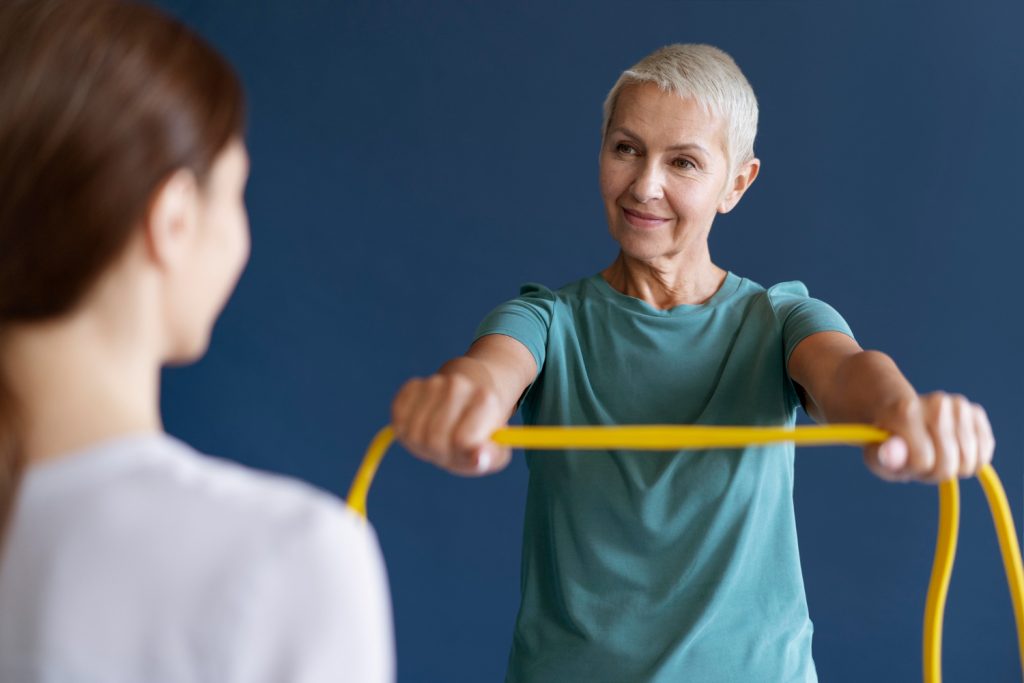 mujer fisioterapia cancer