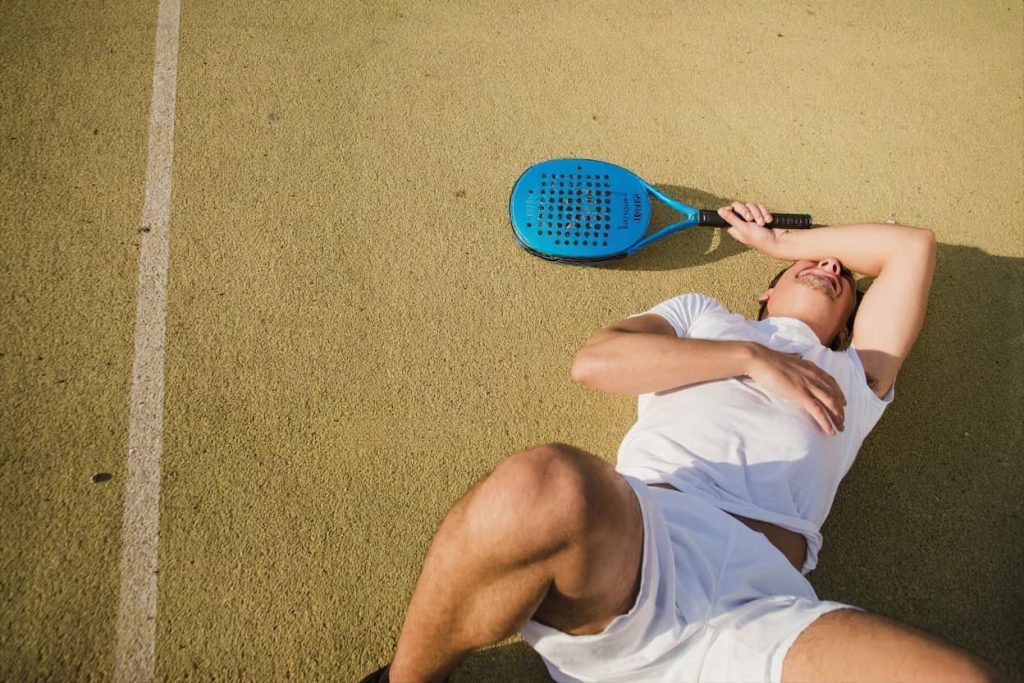 lesion jugando al padel