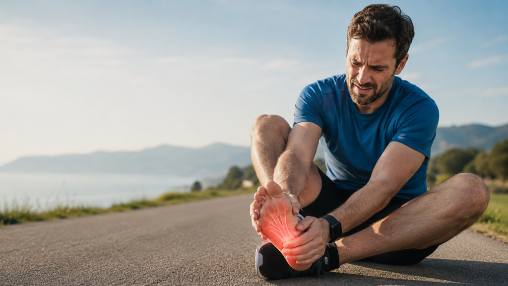fascitis plantar running